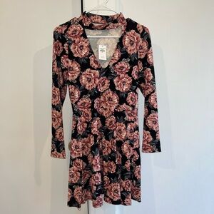 Floral Long Sleeve Dress